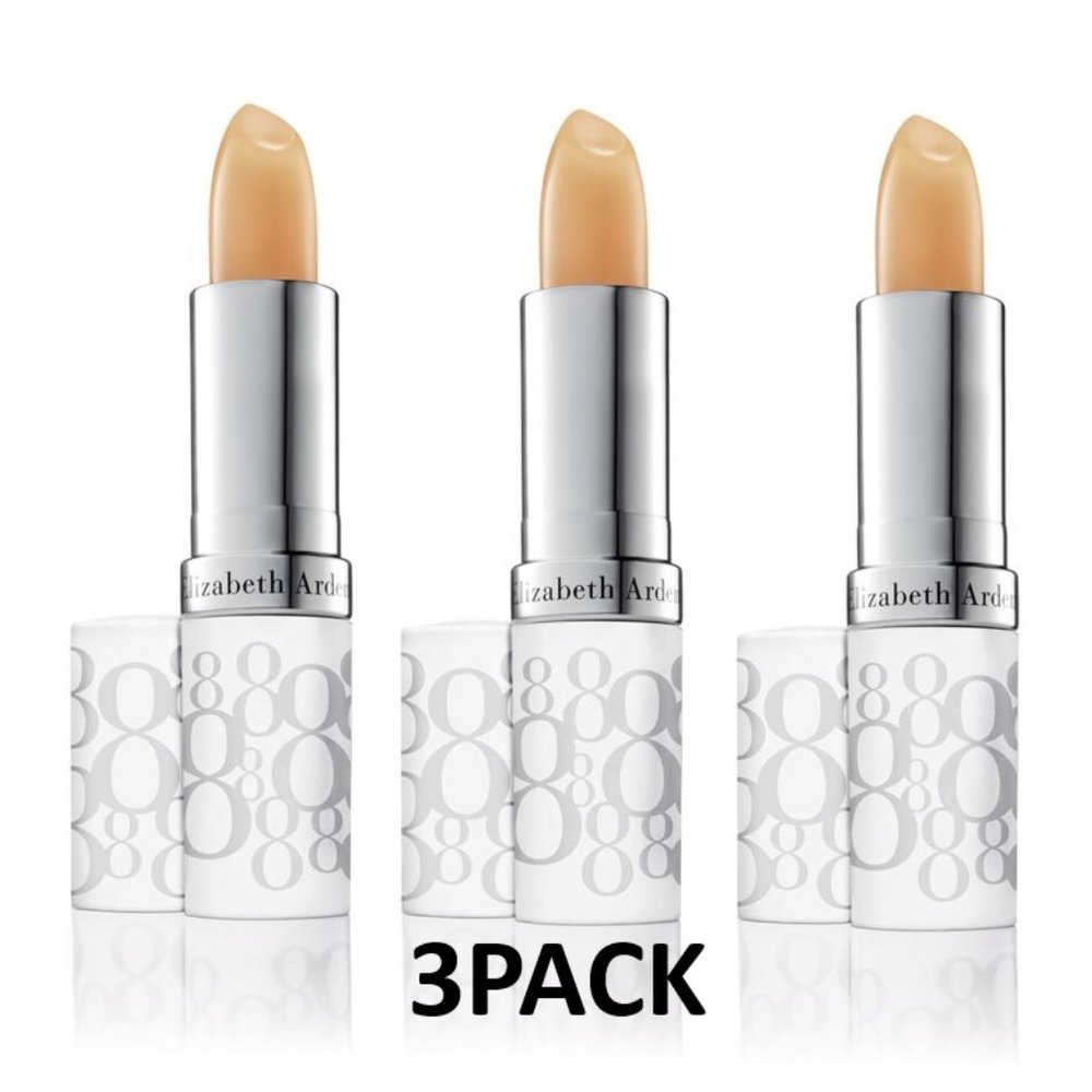 Elizabeth Arden 8 hour lip protectant stick SPF 15 PACK OF 3